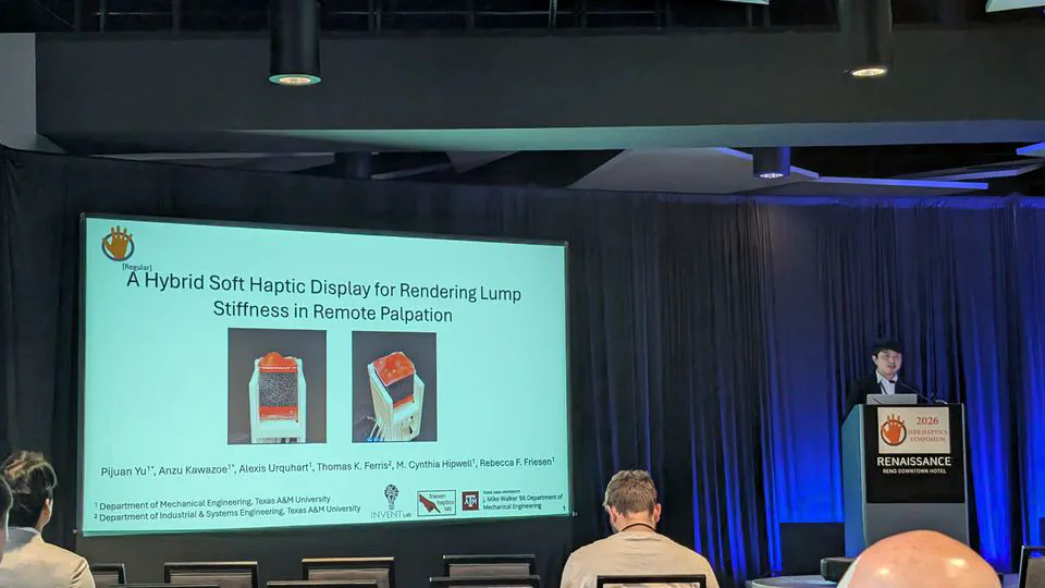 A Hybrid Soft Haptic Display for Rendering Lump Stiffness in Remote Palpation
