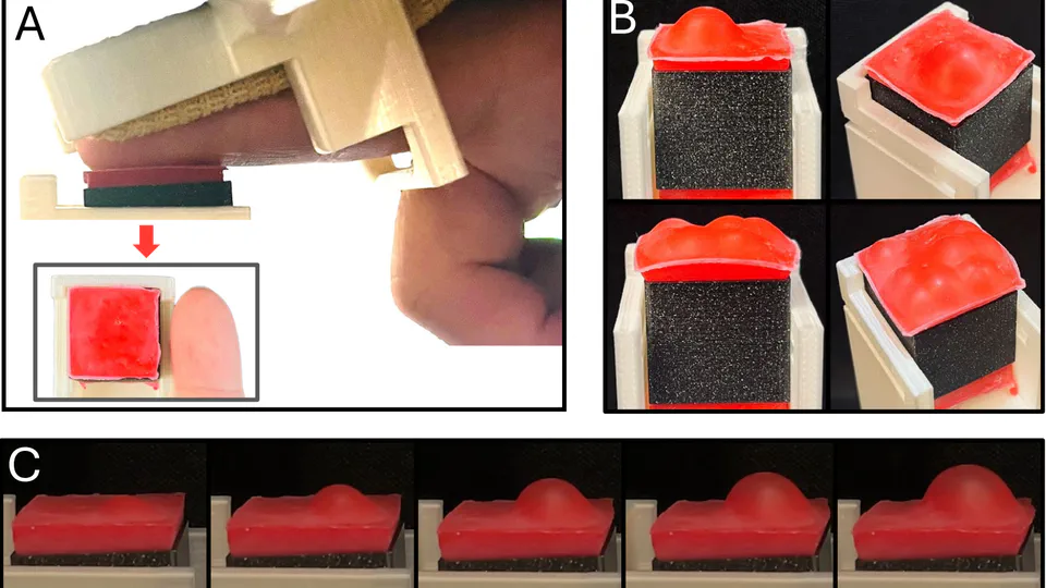 A Hybrid Soft Haptic Display for Rendering Lump Stiffness in Remote Palpation