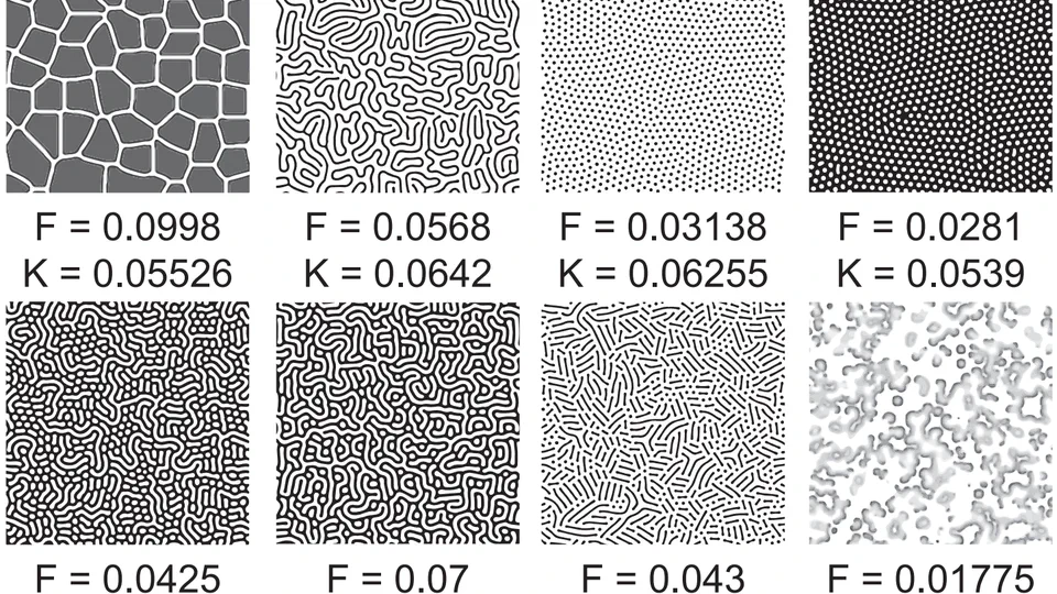 Texture Design for Diverse Virtual Touch Sensations: Perceptual Breadth of Parameter-Driven Turing Patterns