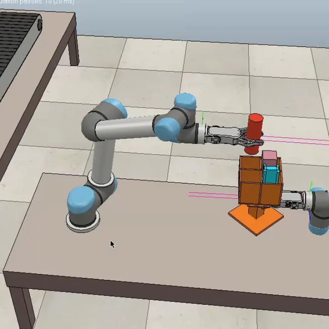 Dual UR5 Collaborative Assembly System